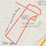 Procession route map