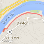 Flood Wall route map