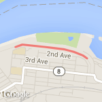 River front Mile route map
