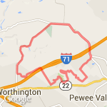 half marathon Crestwood route map