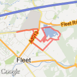 Fleet pond route map