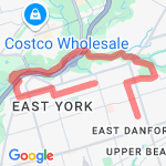 5 miles thru ravine to starbx route map