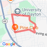 Sunday Night route map