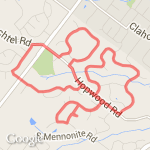 6 Mile Loop route map