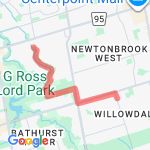 Toss ford park route map