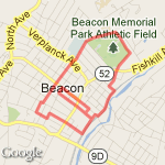Beacon 5K route map