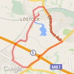 westhoughton 5m route map
