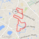 7.53 miles or 12k+ route map