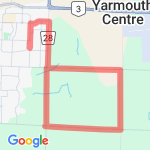 10km bike loop route map