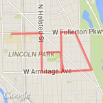 Super hero fun run route map