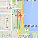 Chicago Foodie 5K walk and run route map