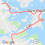 Portsmouth 12-miler route map