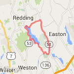 Reservoir Loop route map