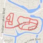 7.46 miles or 12k route map