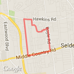 4 k by laundry to hawkins and back route map