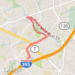 5 miles from Lawton Way route map