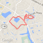 5.87 mile or 9k plus route map