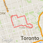 cedarvale to yonge sherborne route map