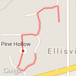 1 mile minus 20 sec route map