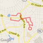 2 1/2 FROM MOMS route map