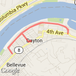 6 days a week route map