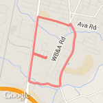 Run Near House(3.06mi) route map