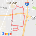 Hunt to Kenwood to Donjoy to SJHS route map