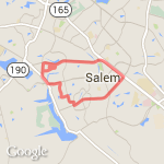 8.7 miles 14k route map