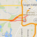3 mile MN route route map