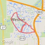 Bike Course  route map