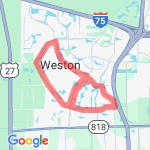 Bike Course  route map