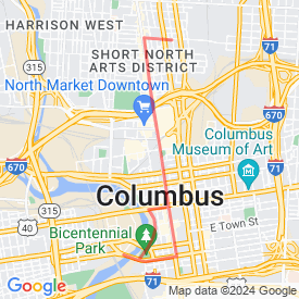Run My Route - Running Map Scioto Mile