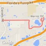 Medium run route map