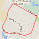 FALCON POINTE LOOP route map