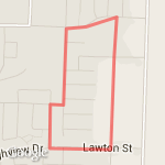 Around the block route map