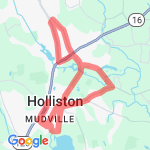 Holliston 7 Route route map