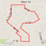 home 2 mile route map