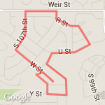 home 2 mile route map