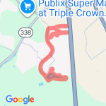 steeplechase 5k route map