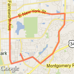 7.5 MILLAS route map