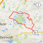 Goose Poop route map