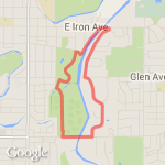 Burke-Indian rock route map