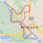 CROP Hunger Walk route map