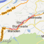 Slawit to tunnel end route map