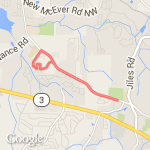 Home to Swift Cantrell route map