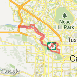 Shouldice, University, Bowness Long Run route map