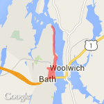 Down by the water route map