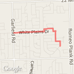 2.25 mile route route map