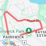 4k from Zehrs, Big Bay Pt route map