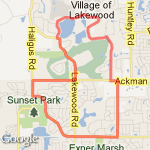 Turnberry Redtail Loop route map